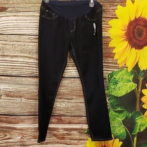 Indigo blue maternity Jeggings size PM jean NWT